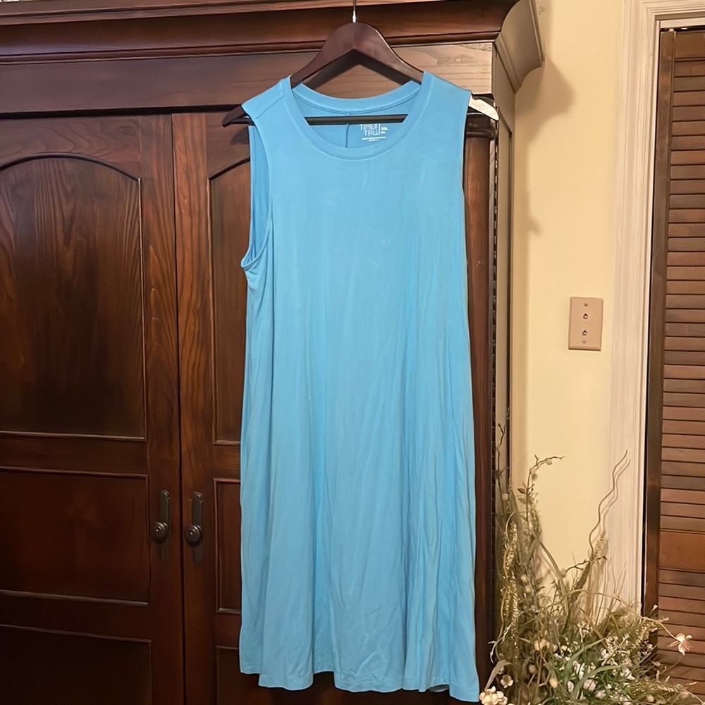 NWT Light blue tank dress